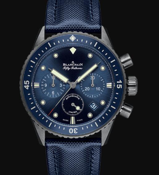 Blancpain Fifty Fathoms Watch Review Bathyscaphe Chronographe Flyback Ocean Commitment Replica Watch 5200 0240 O52A